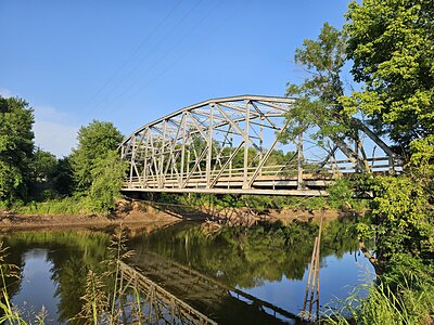 Old US-266 over Deek Fork River